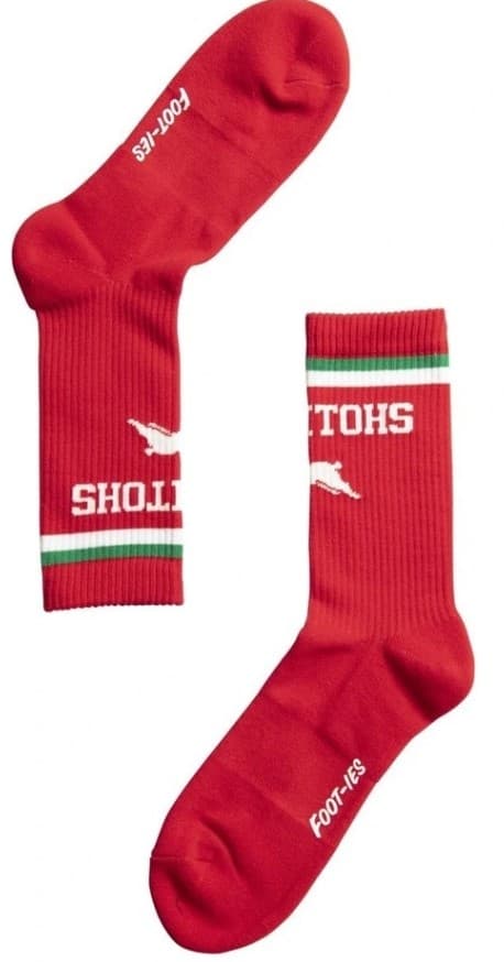 South Sydney Rabbitohs NRL Mens Sport Crew Socks Green 2 Pack - Image 4