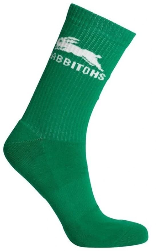 South Sydney Rabbitohs NRL Mens Sport Crew Socks Green 2 Pack - Image 5