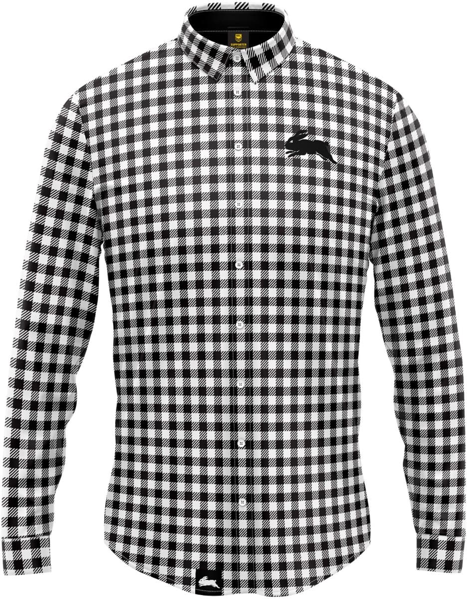South Sydney Rabbitohs NRL Mens Dawson Business Shirt - Image 3