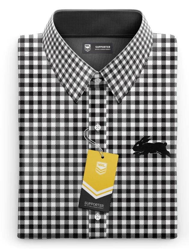 South Sydney Rabbitohs NRL Mens Dawson Business Shirt - Image 4
