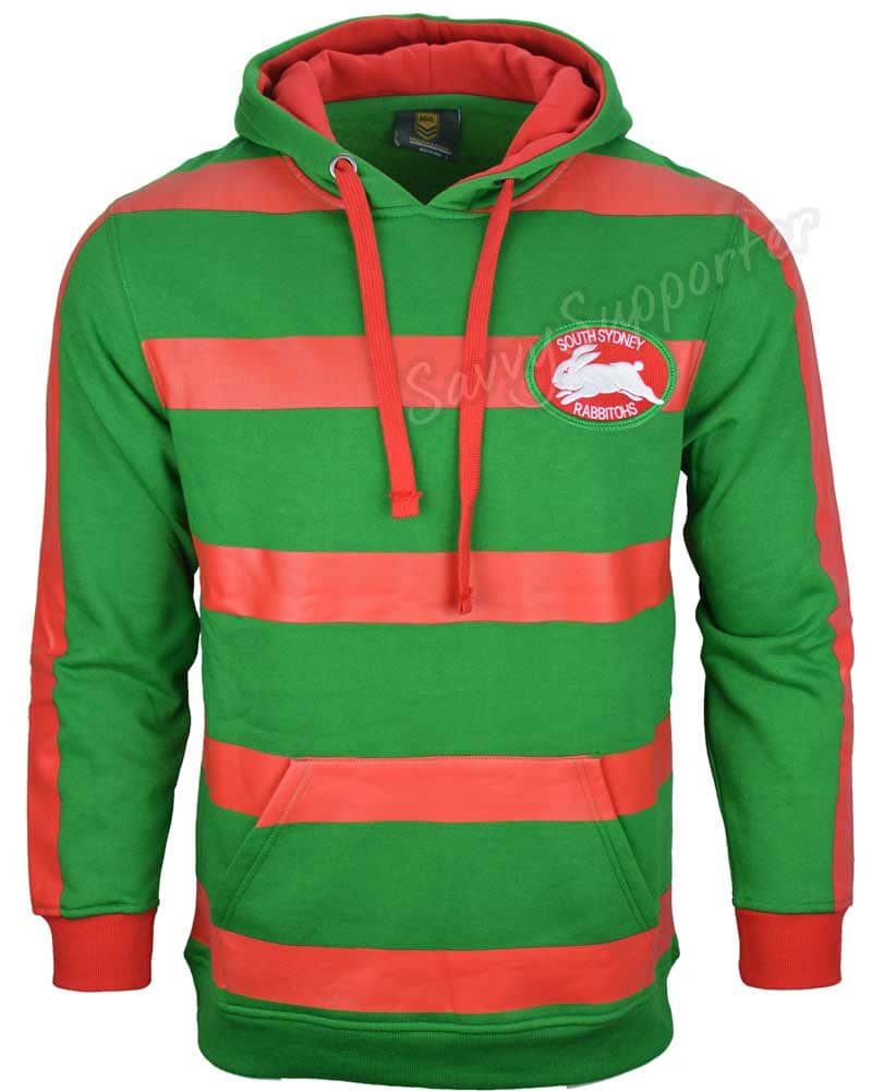 South Sydney Rabbitohs NRL Retro Pullover Hoodie - Image 2