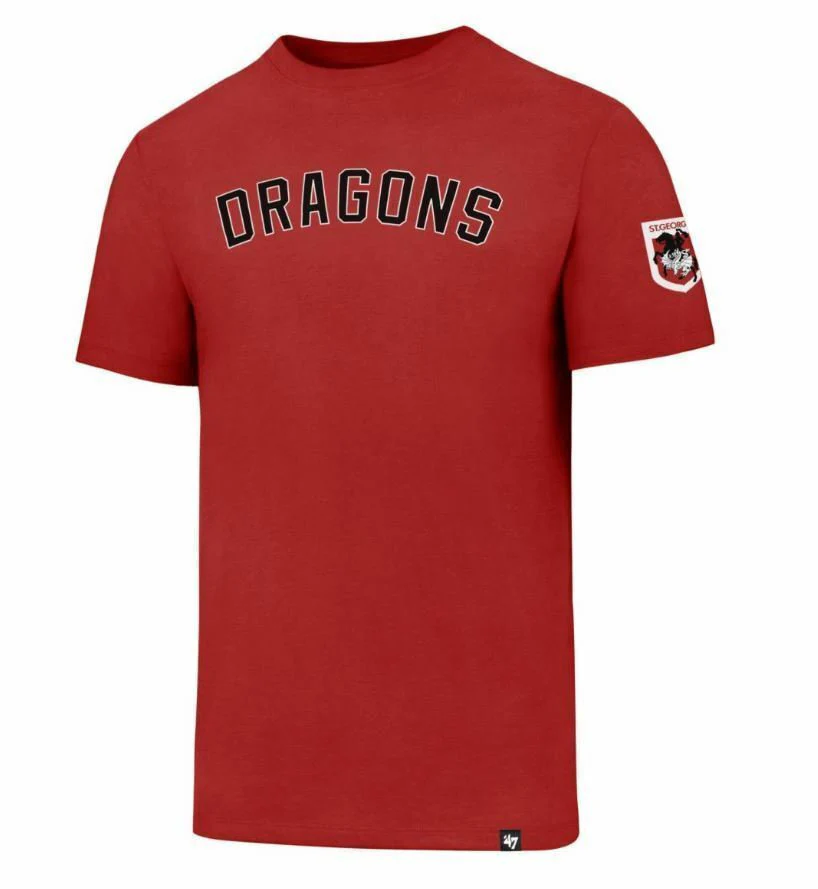St George Dragons NRL Mens Team Club Shirt - 70% Cotton