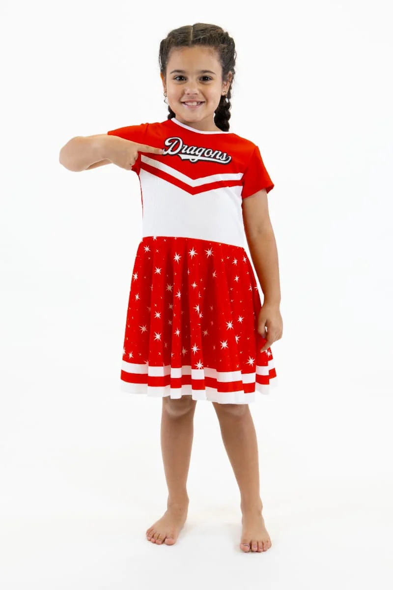 St George Dragons 2026 NRL Girls NRL Superstar Dress - Image 3