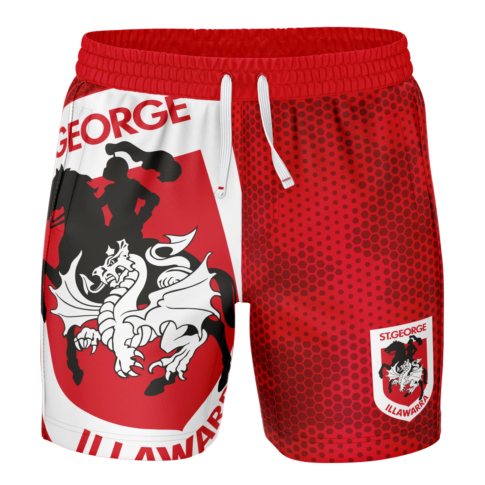 St George Dragons 2026 NRL Mens Big Shot Volley Shorts