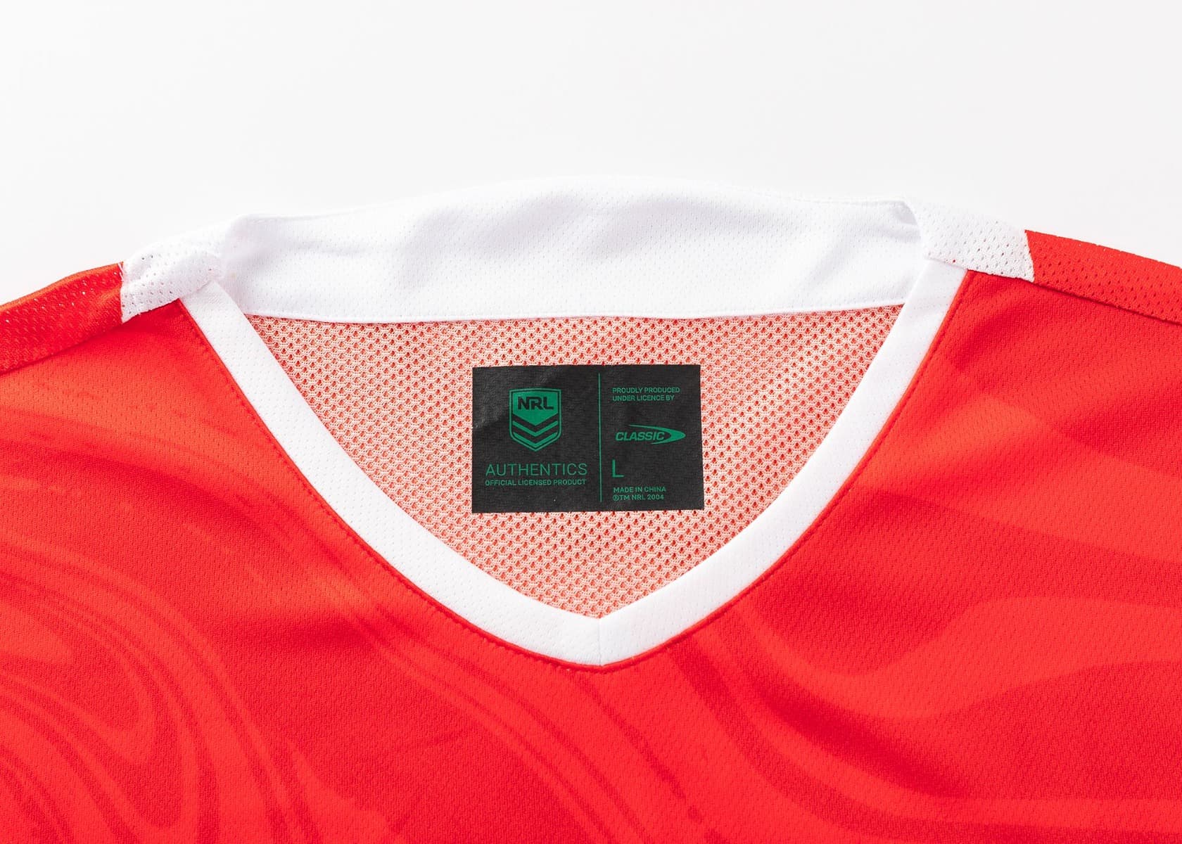 St George Dragons 2025 NRL Mens Red Training Shirt - Image 3