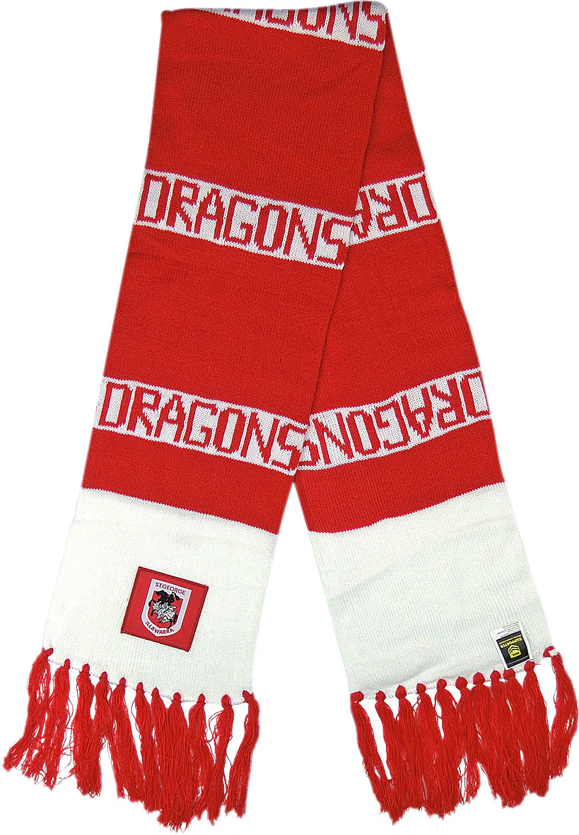 St George Dragons 2026 NRL Traditional Bar Scarf - Image 2