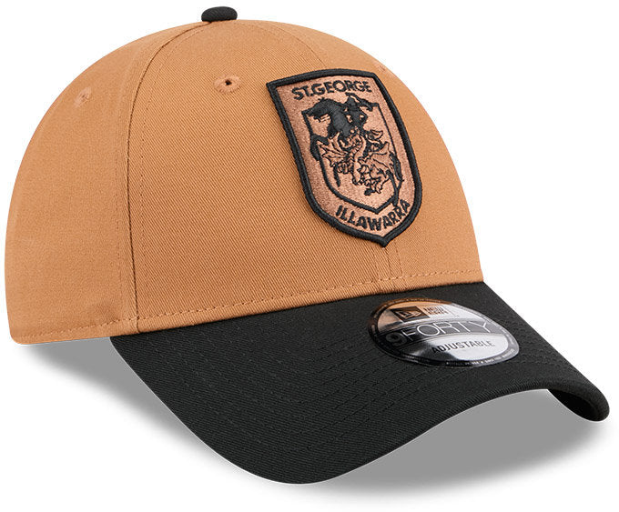 St George Dragons 2026 NRL 9FORTY New Era Two Tone Brown Cap - Image 2