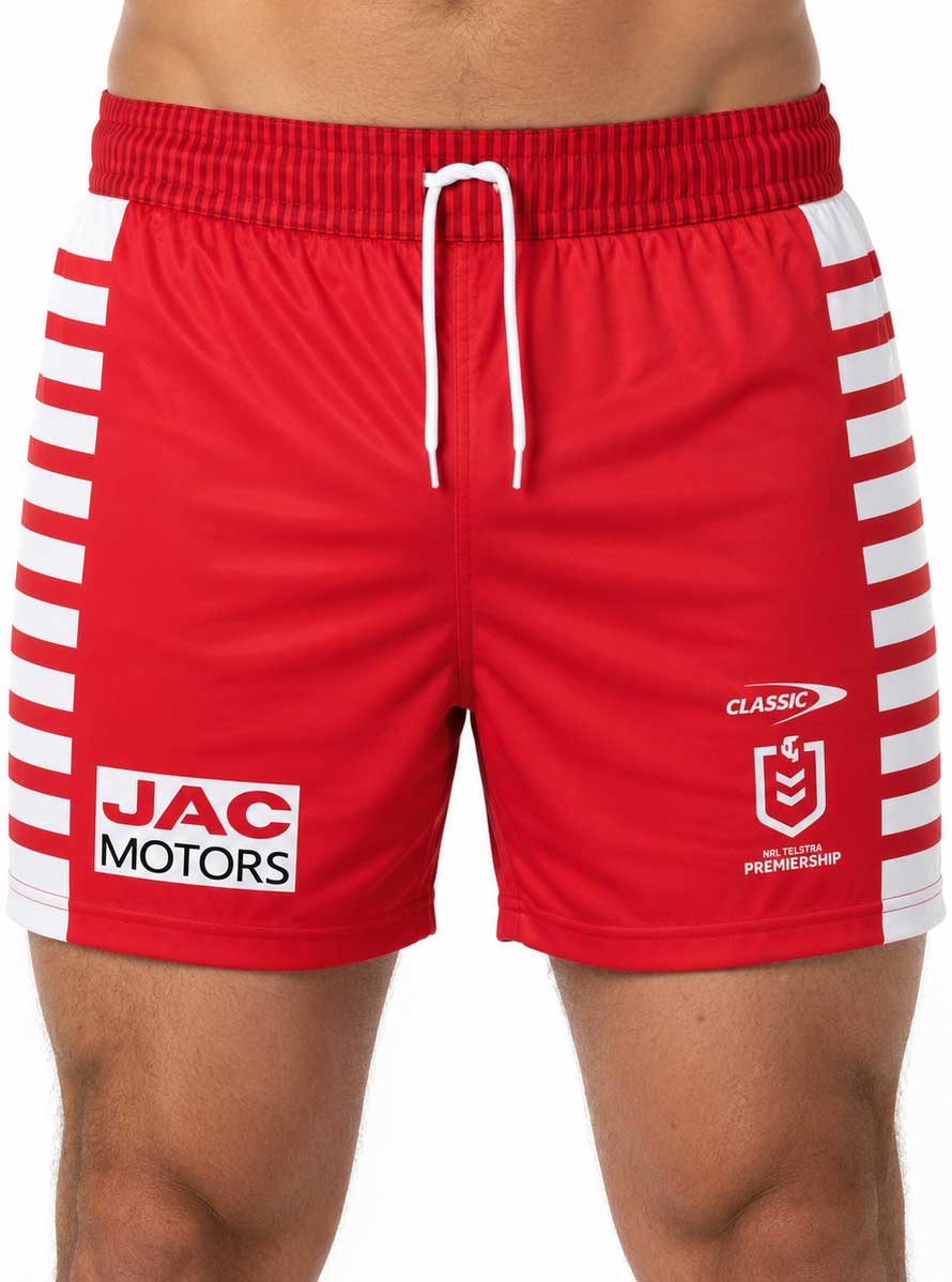 St George Dragons 2026 NRL Mens Alternate On Field Shorts - Image 2