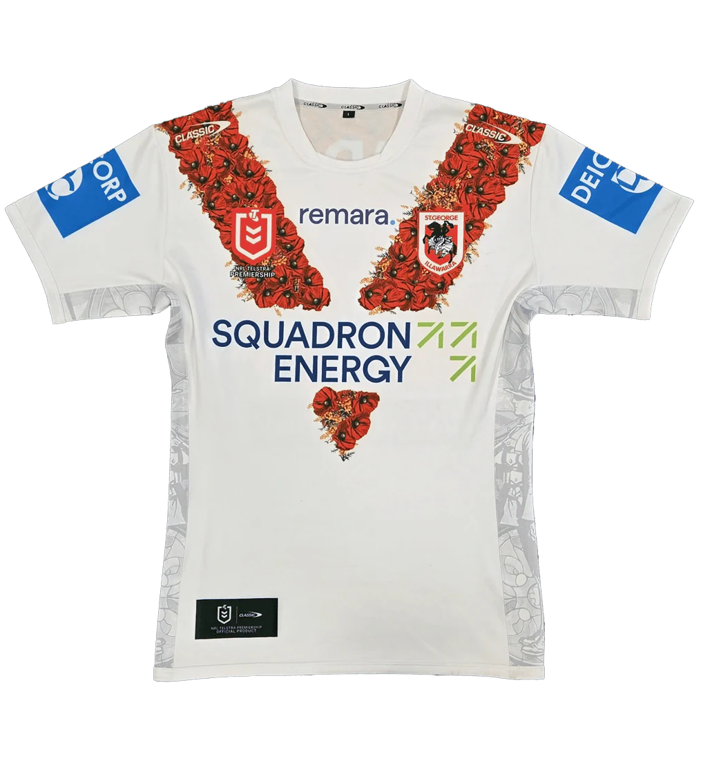 St George Dragons 2026 NRL Mens Anzac Jersey - Image 3