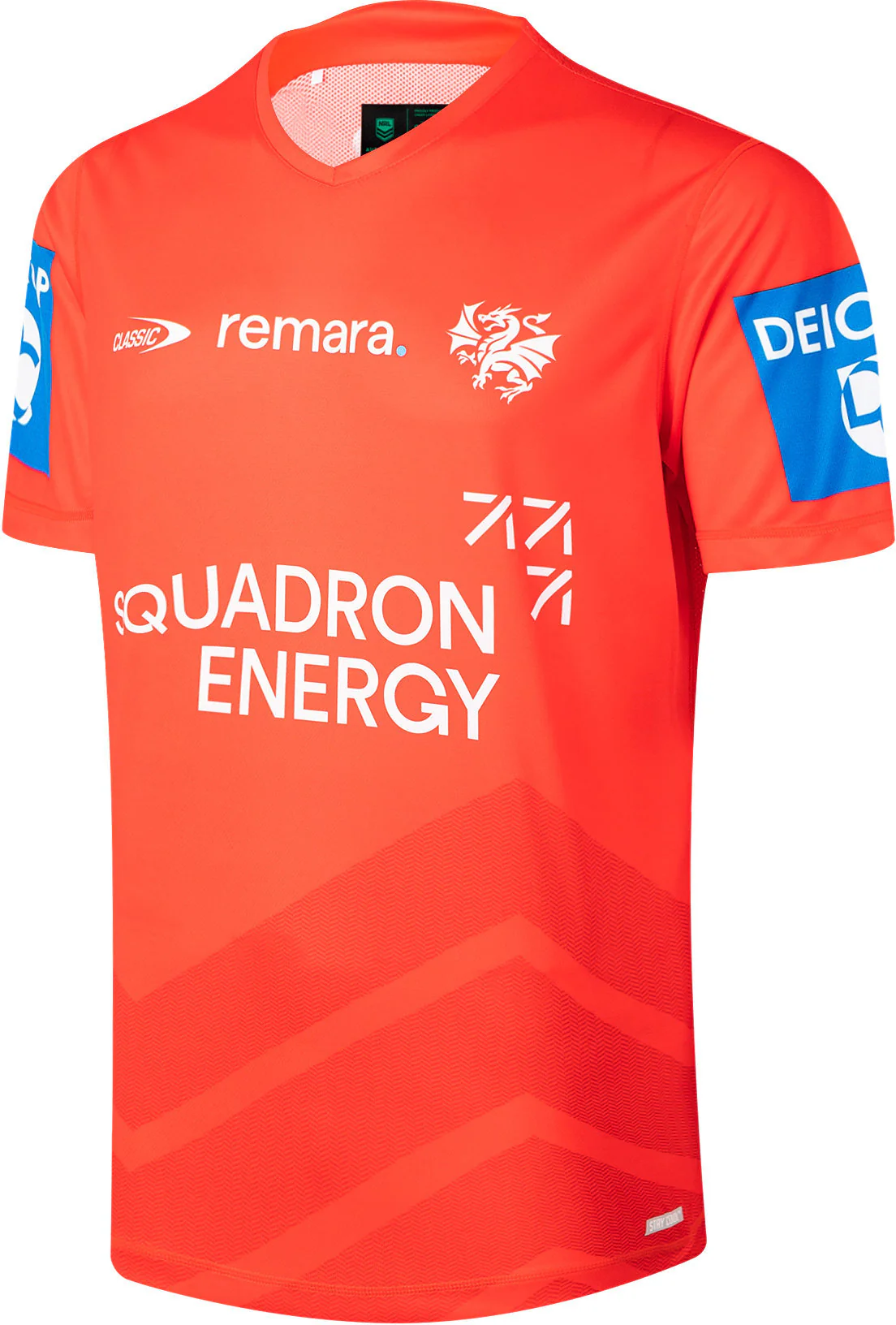 St George Dragons 2026 NRL Mens Red Training Shirt - Image 2