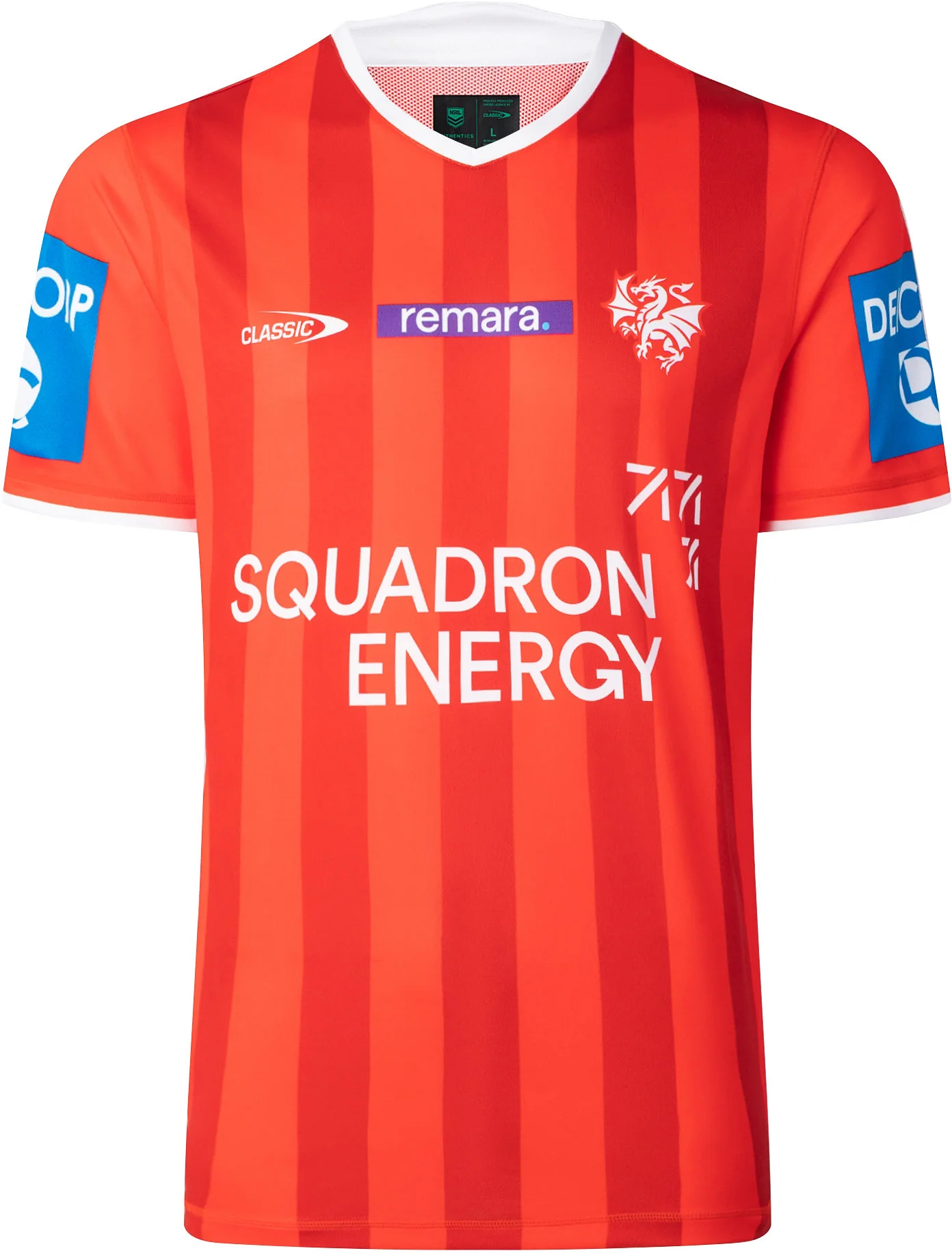 St George Dragons 2026 NRL Mens Warm Up Shirt - Image 2