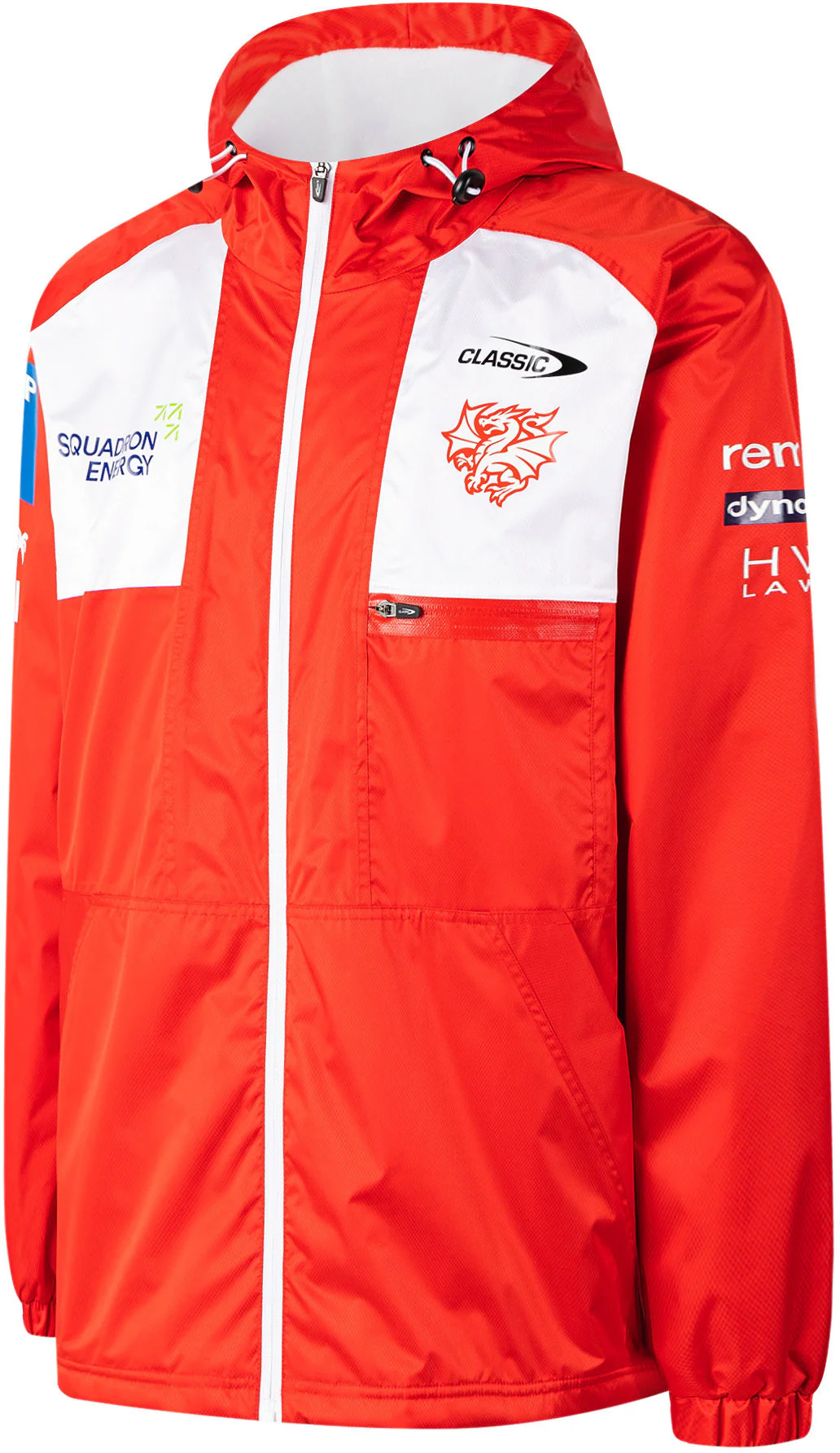 St George Dragons 2026 NRL Mens Wet Weather Jacket - Image 3
