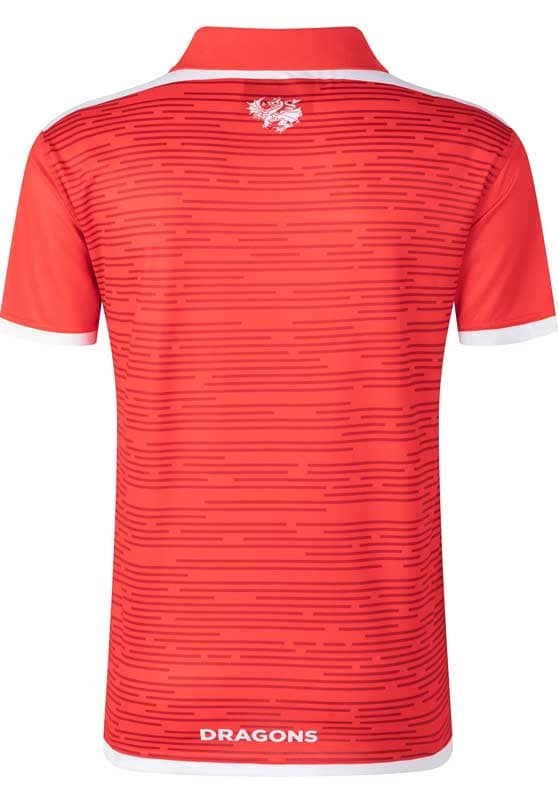 St George Dragons Classic NRL Mens Player Polo Shirt - Image 2