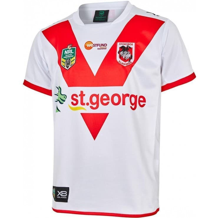 St George Dragons Mens NRL Home Jersey - Image 9
