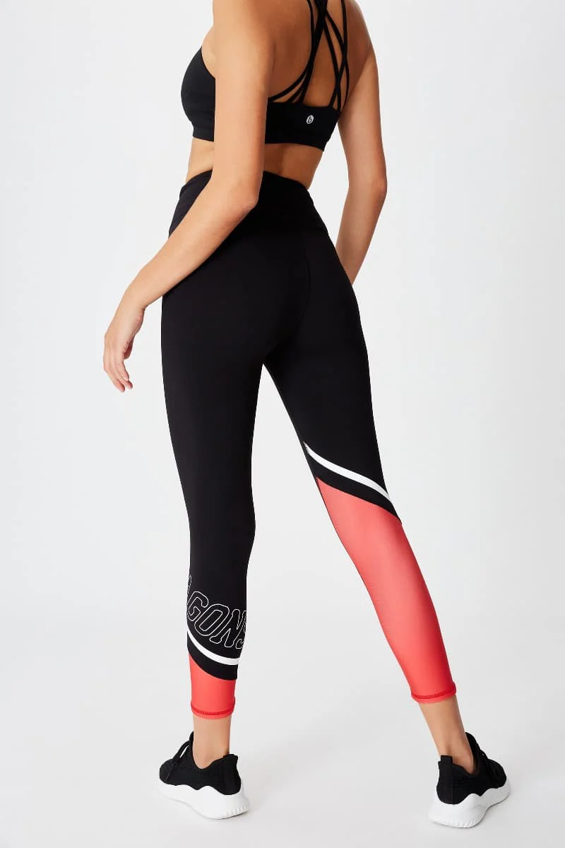 St George Dragons NRL Ladies Contrast Tights - Image 2