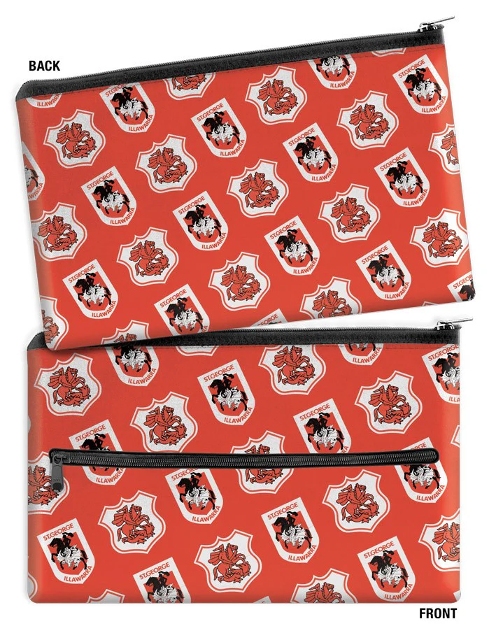 St George Dragons 2026 NRL Logo Pencil Case