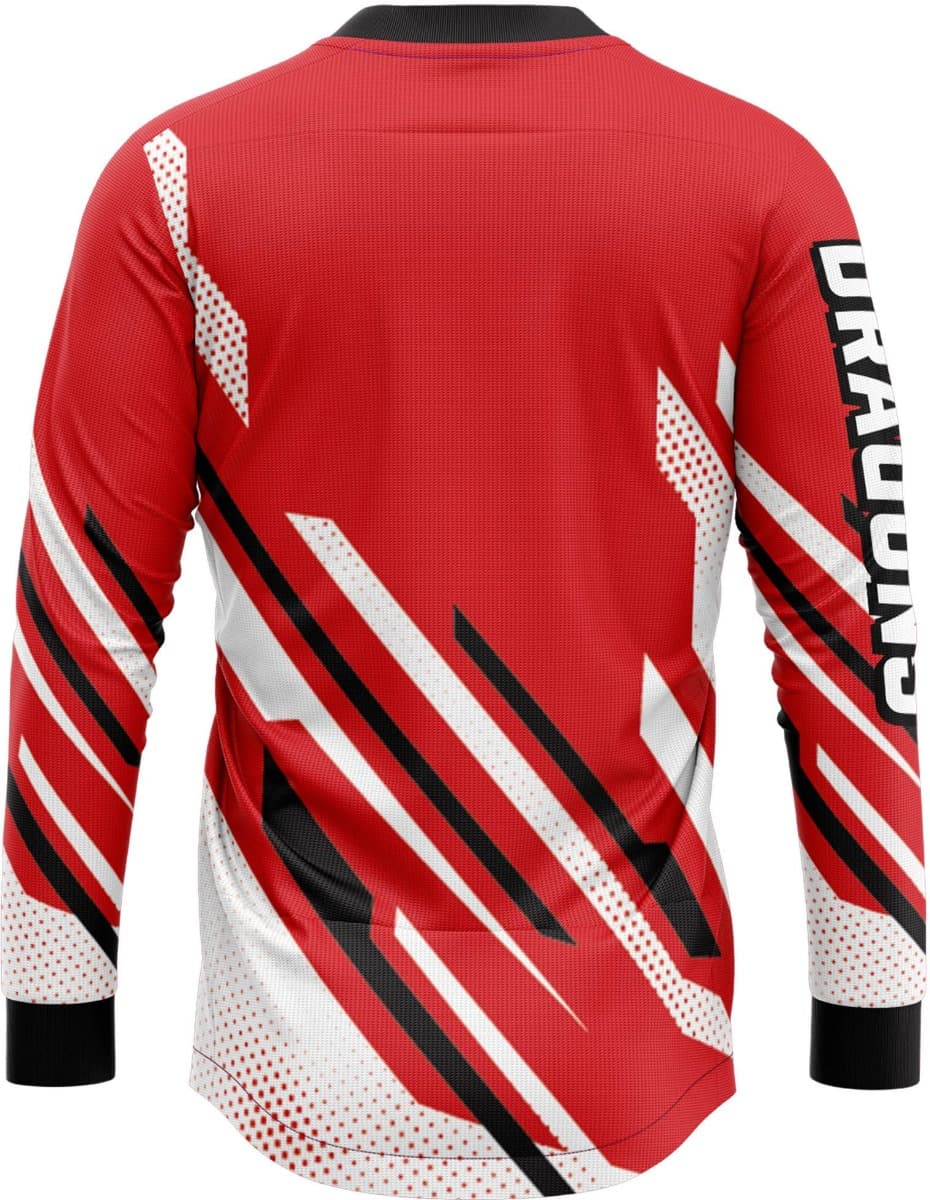 St George Dragons NRL Mens Motor Cross MX Jersey - Image 2