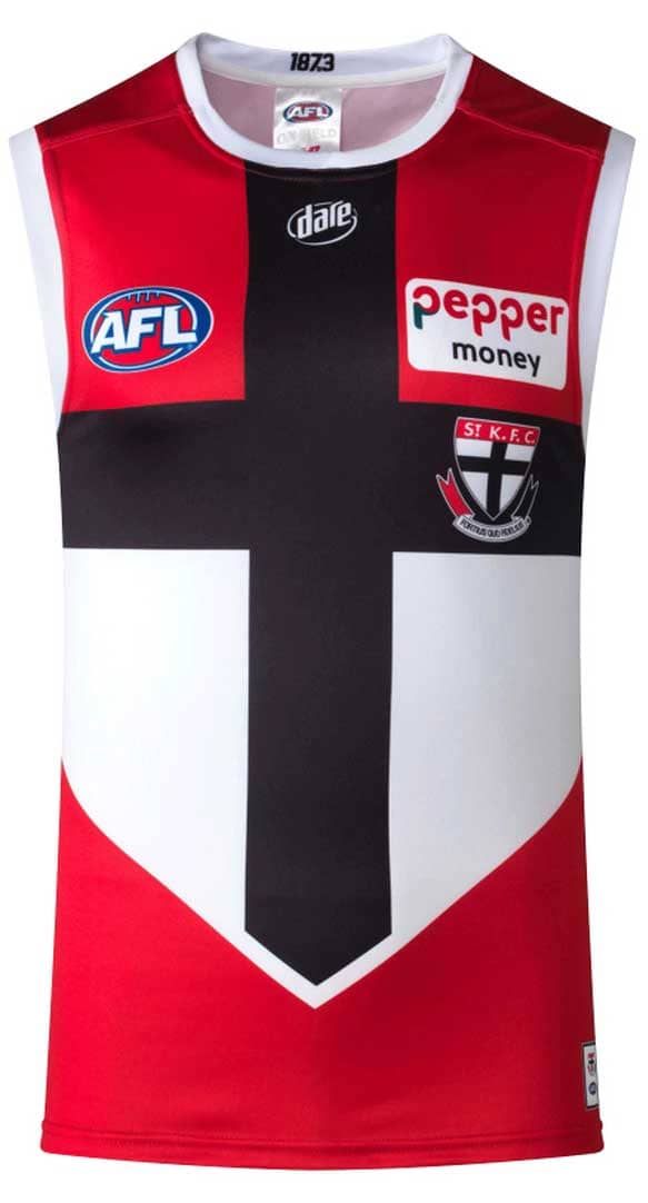 St Kilda Saints AFL Mens Clash Guernsey - Image 2