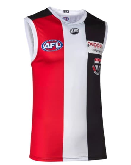 St Kilda Saints AFL Mens Home Guernsey - Image 2