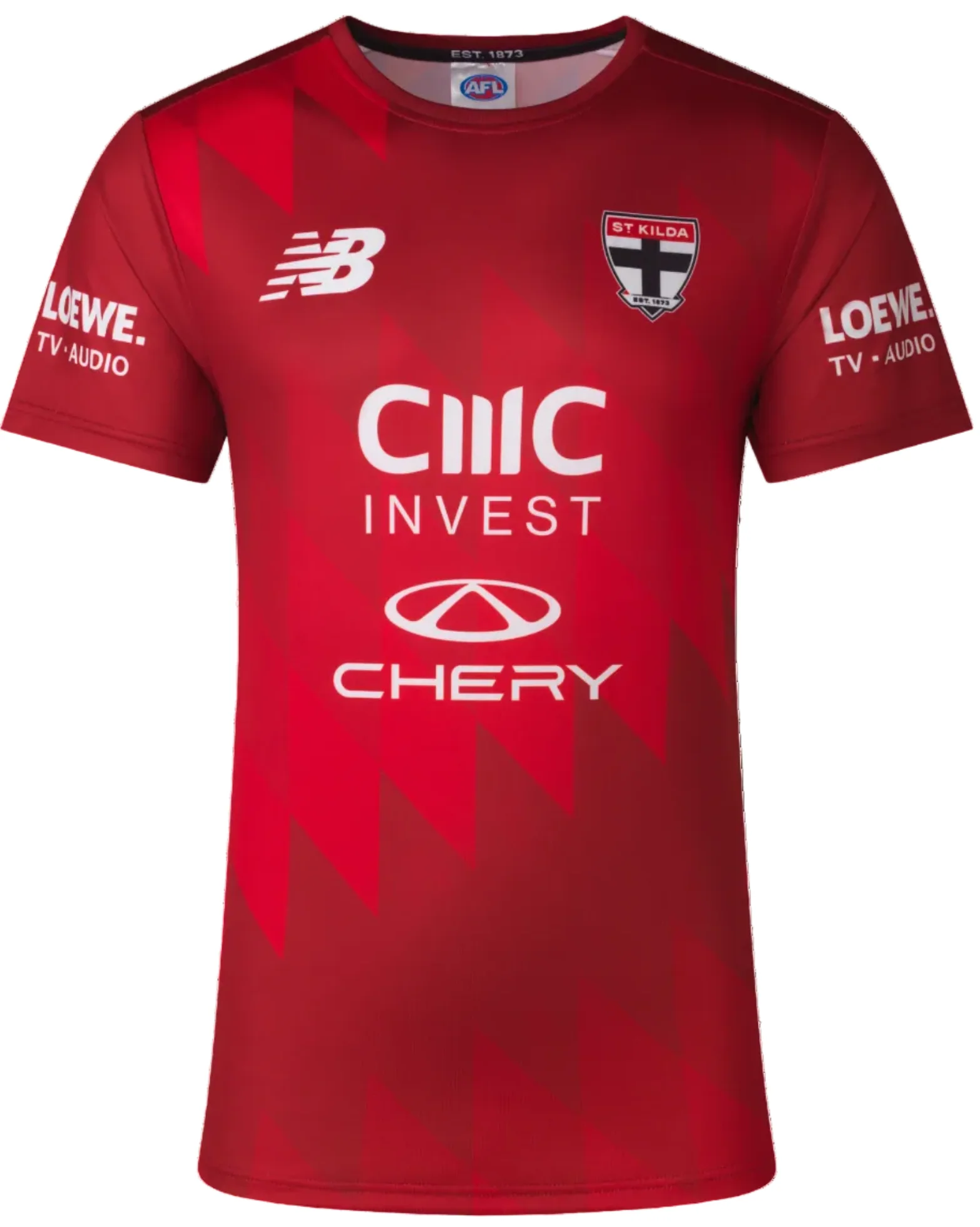 St Kilda Saints 2026 AFL Mens Training Shirt - Image 2