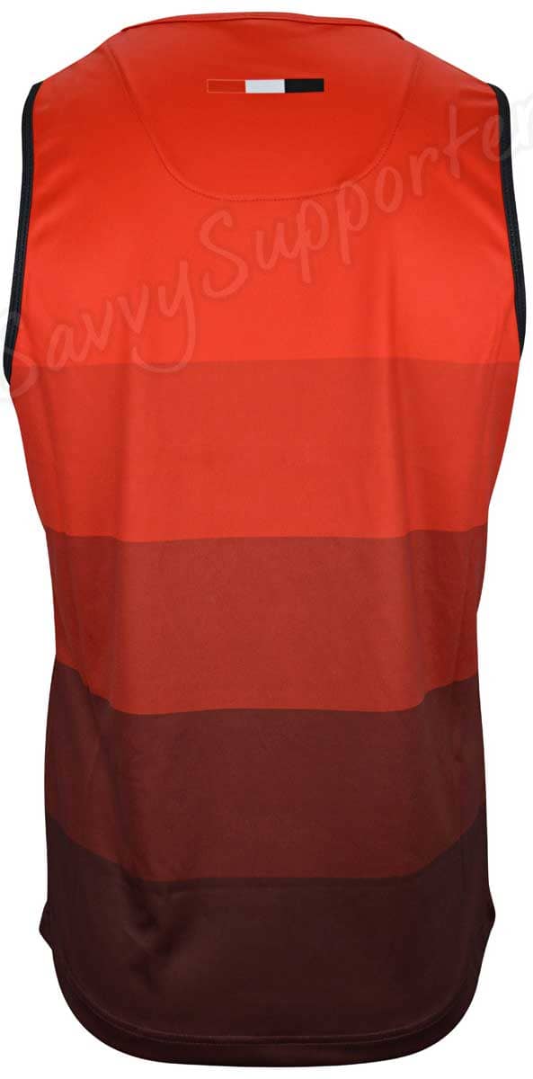 St Kilda Saints AFL Mens Red Training Singlet - Image 2