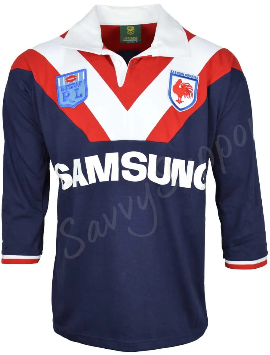 Sydney Roosters 1993 NRL Mens Retro Jersey - Image 2