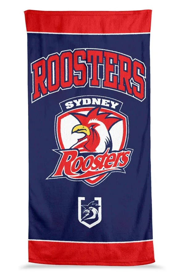 Sydney Roosters 2025 NRL Jumbo Beach Towel 90cm x 170cm
