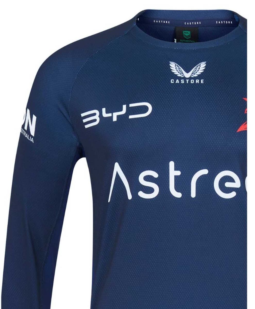 Sydney Roosters 2025 NRL Mens Long Sleeve Training Shirt - Image 3