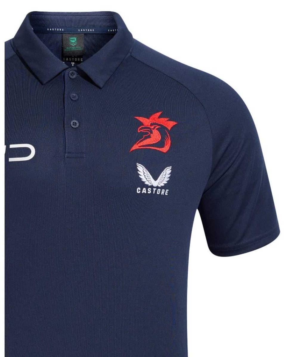 Sydney Roosters 2025 NRL Mens Players Polo Shirt - Image 4
