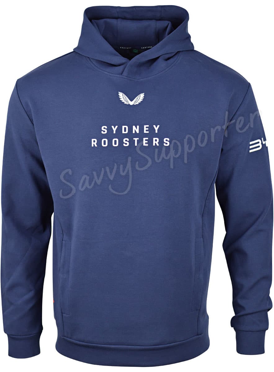 Sydney Roosters 2025 NRL Mens Travel Logo Hoody - Image 3