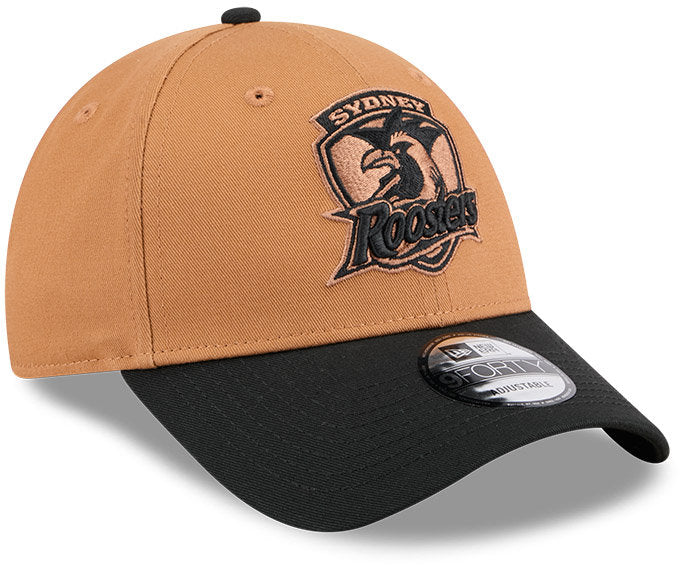 Sydney Roosters 2026 NRL 9FORTY New Era Two Tone Brown Cap - Image 2