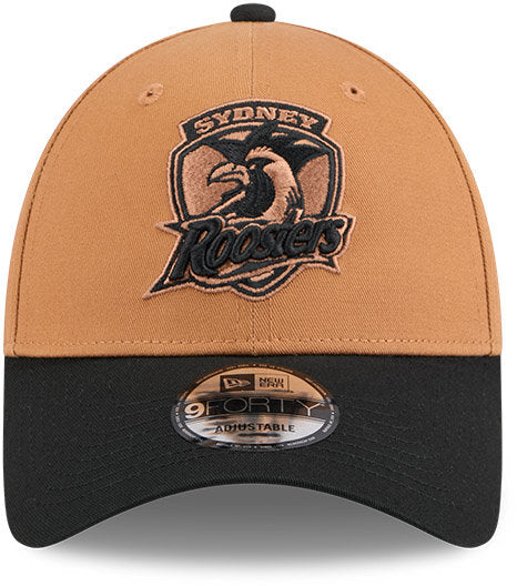 Sydney Roosters 2026 NRL 9FORTY New Era Two Tone Brown Cap - Image 3
