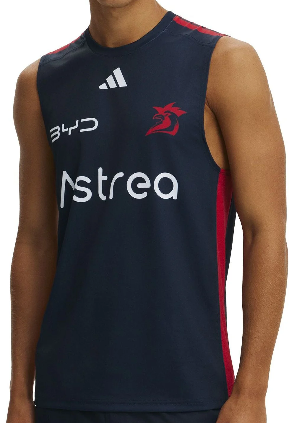 Sydney Roosters 2026 NRL Mens Navy Training Singlet