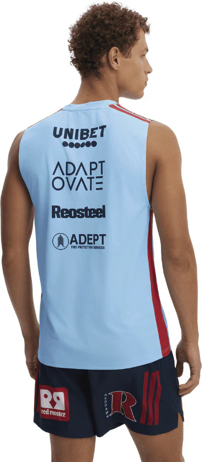 Sydney Roosters 2026 NRL Mens Sky Blue Training Singlet - Image 4