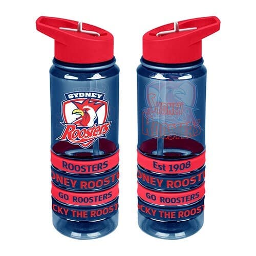 Sydney Roosters NRL 650ml Tritan Bottle with Bands - Image 2