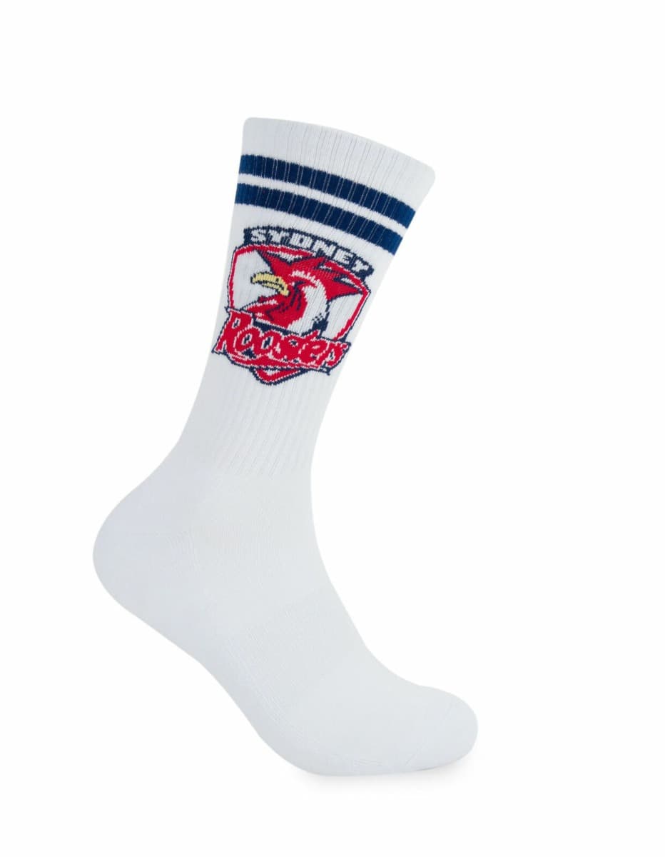Sydney Roosters NRL Logos Sneaker Socks 2 Pack - Image 3