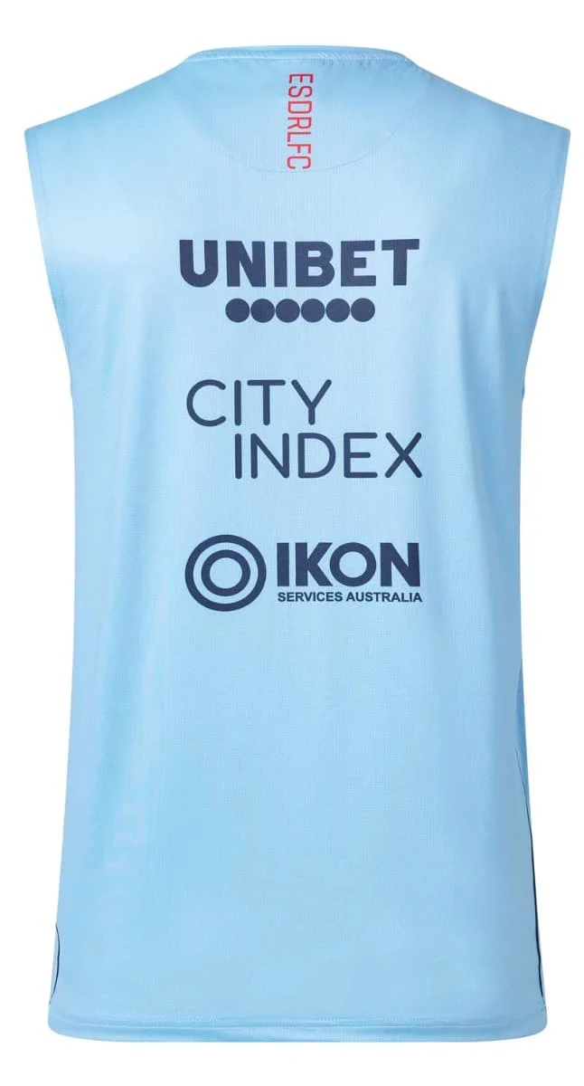 Sydney Roosters NRL Mens Blue Training Singlet - Image 4