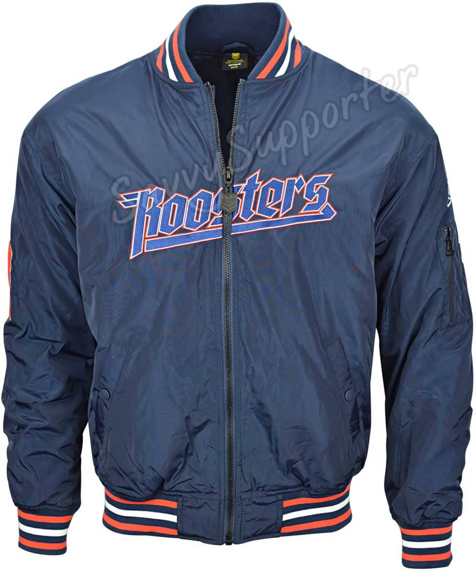 Sydney Roosters NRL Mens Oversized Bomber Jacket - Image 6