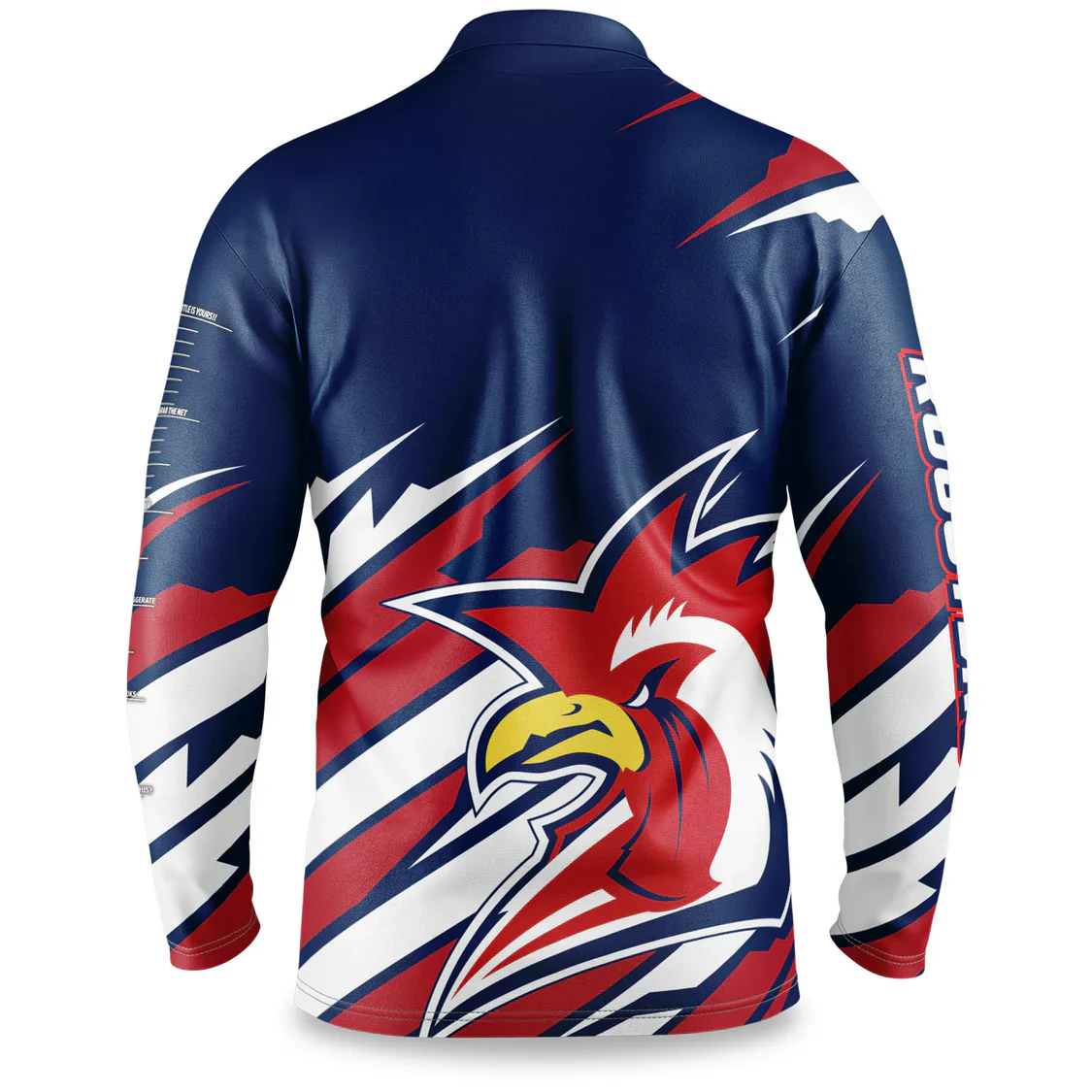 Sydney Roosters NRL Mens Ignition Fishing Shirt - Image 3