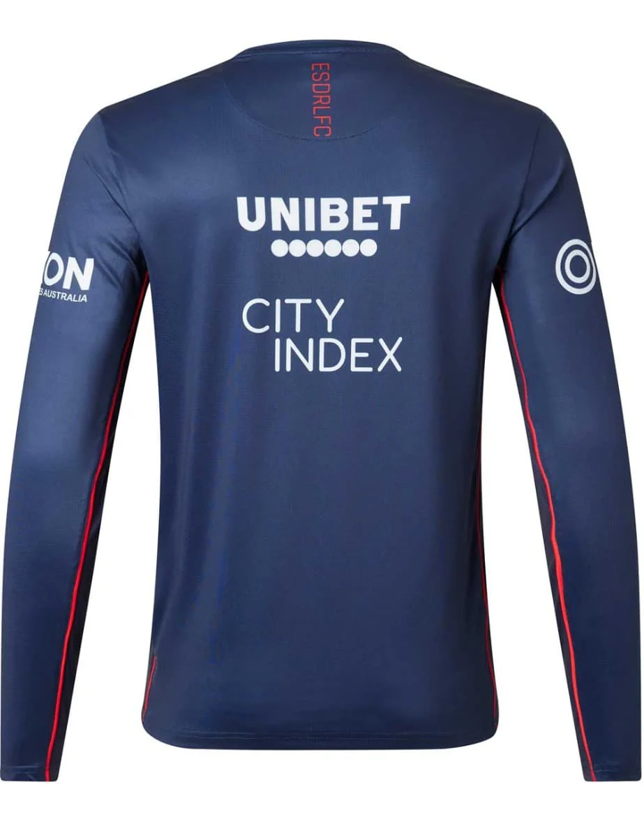 Sydney Roosters NRL Mens Long Sleeve Training Shirt - Image 6