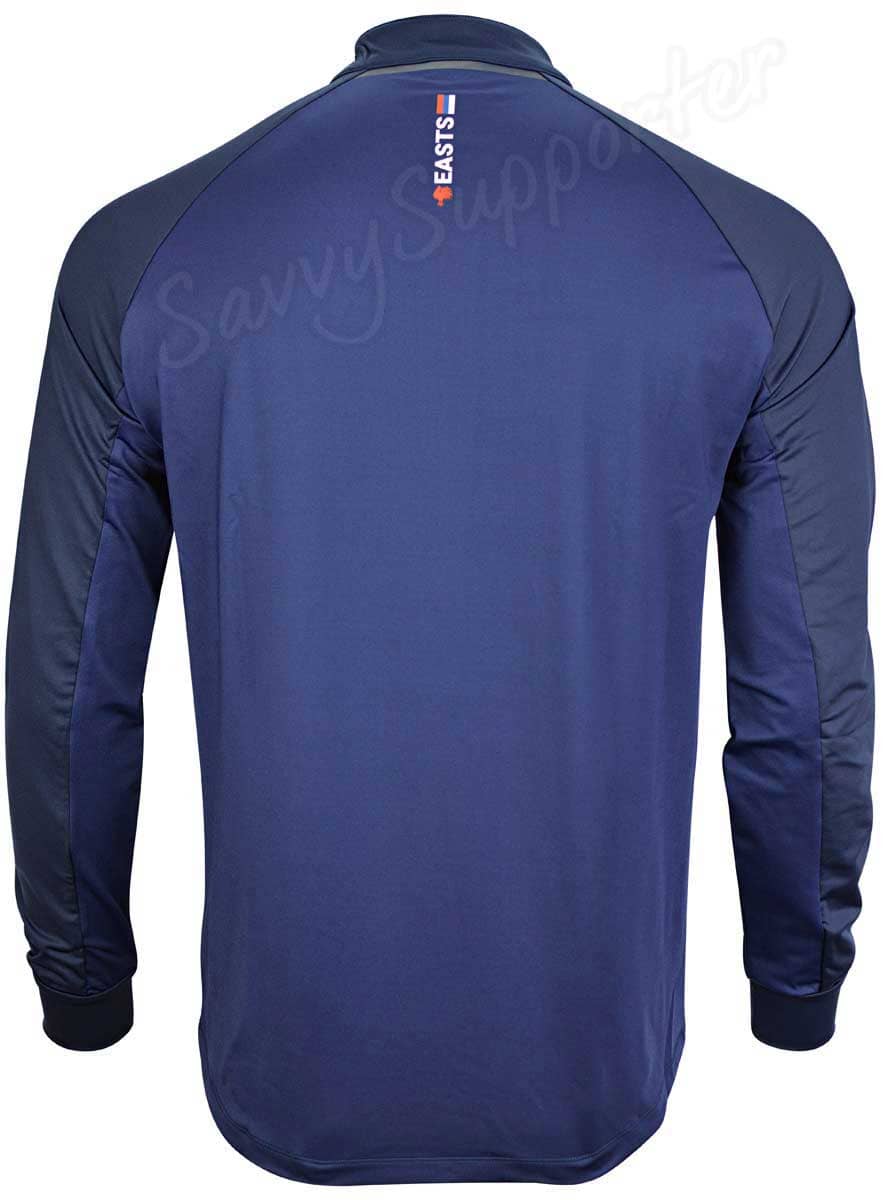 Sydney Roosters NRL Mens Navy Training 1/4 Zip Training Top - Image 4