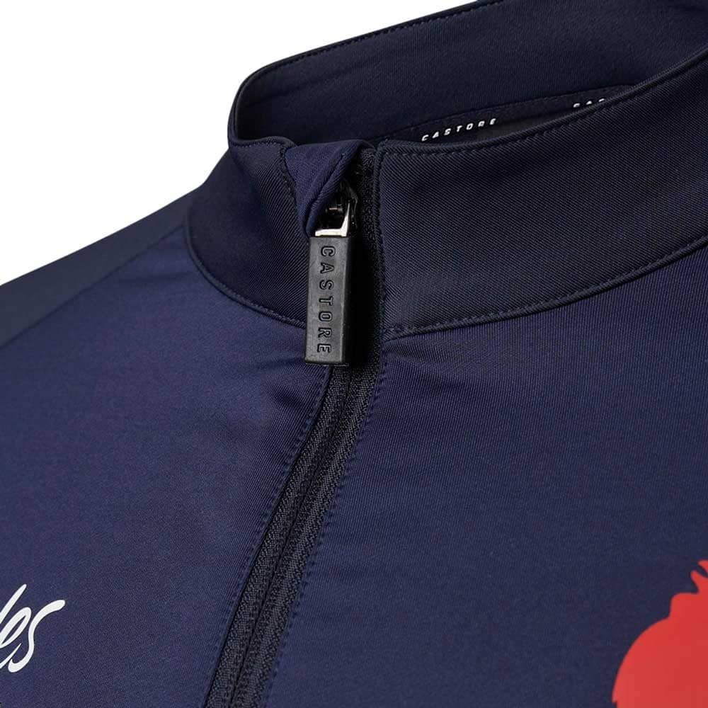 Sydney Roosters NRL Mens Navy Training 1/4 Zip Training Top - Image 5