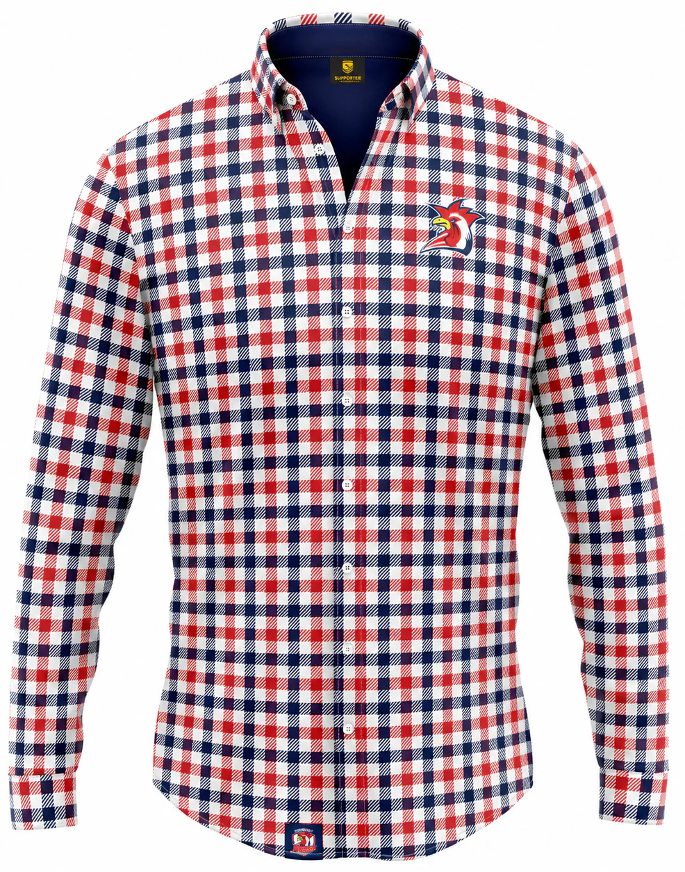 Sydney Roosters NRL Mens Dawson Business Shirt - Image 3