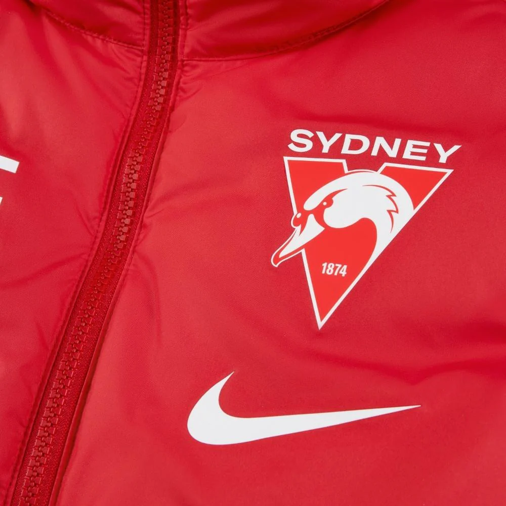 Sydney Swans 2026 AFL Mens Sideline Fill Vest - Image 4