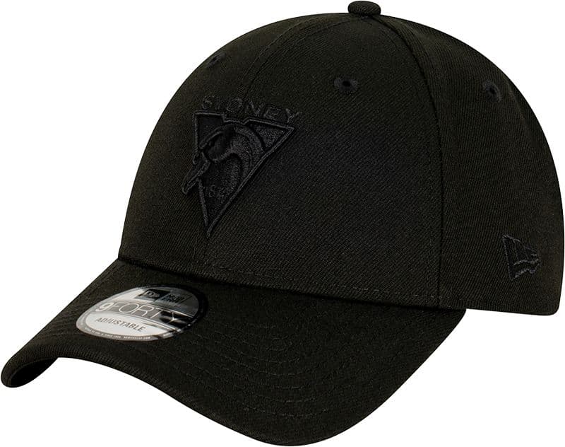 Sydney Swans 2026 AFL New Era Black 9FORTY Snapback Cap