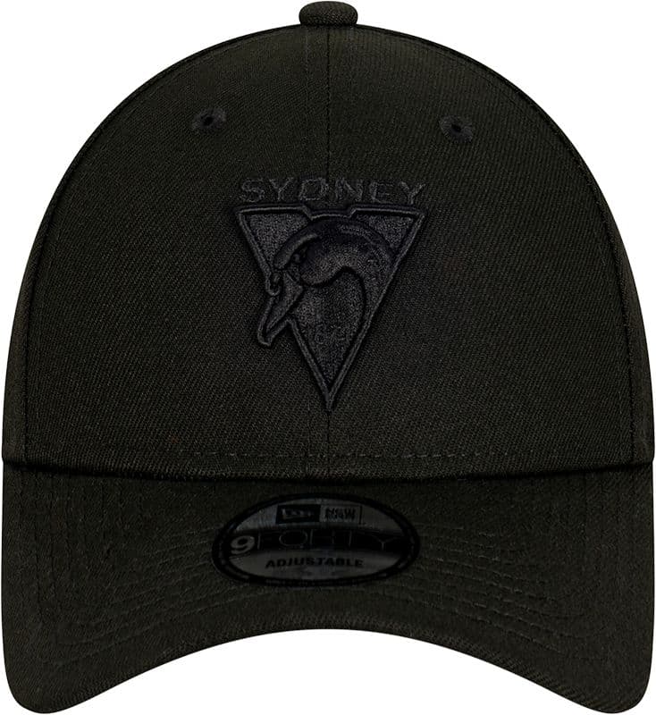 Sydney Swans 2026 AFL New Era Black 9FORTY Snapback Cap - Image 3