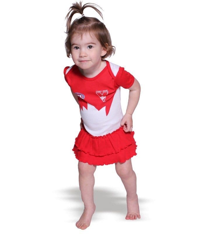 Sydney Swans AFL Girls Baby Footysuit - Image 3