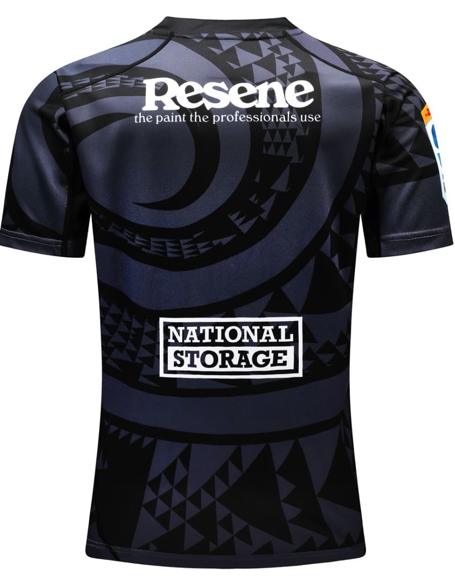 Wellington Hurricanes Rugby Union Mens Away Jersey - Image 5