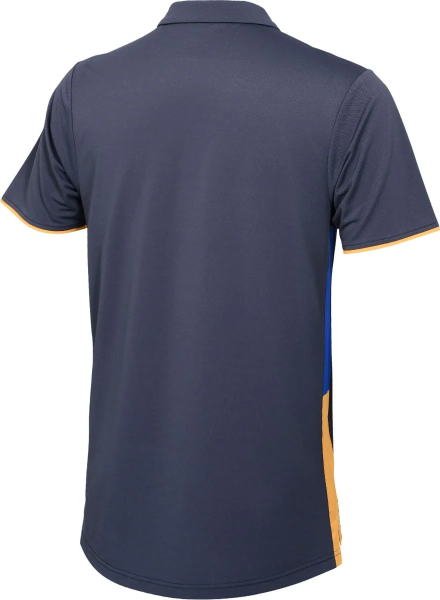 West Coast Eagles 2025 AFL Mens Carbon Media Polo Shirt - Image 2