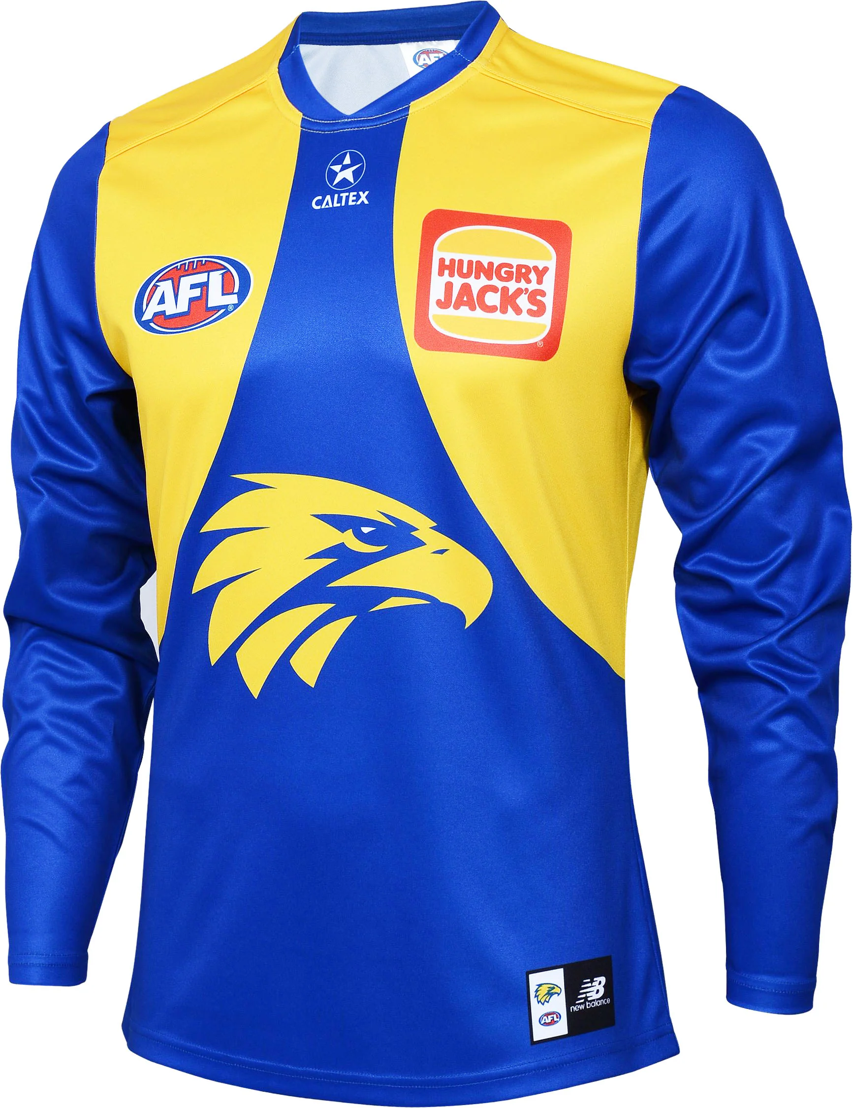 West Coast Eagles 2026 AFL Mens Long Sleeve Home Guernsey